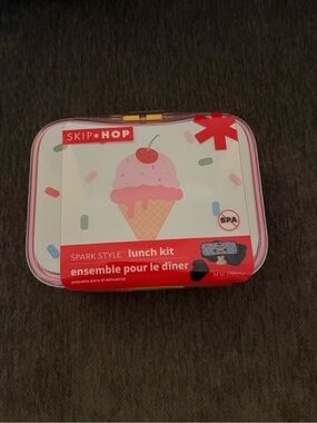 New Skip Hop Pink Ice Cream Lunch Kit
